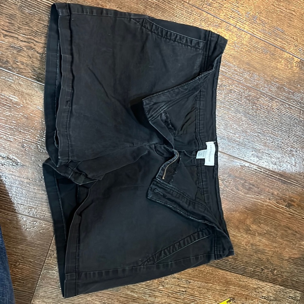 Black shorts size 12